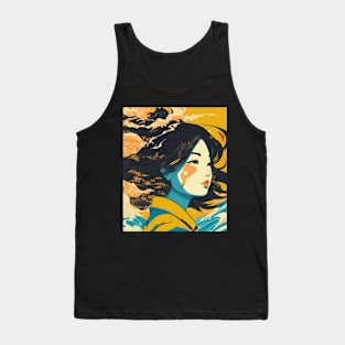 Vintage Vietnamese Girl Tank Top